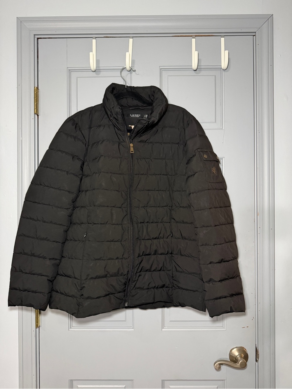 Lauren Ralph Lauren Black Quilted Puffer Coat
